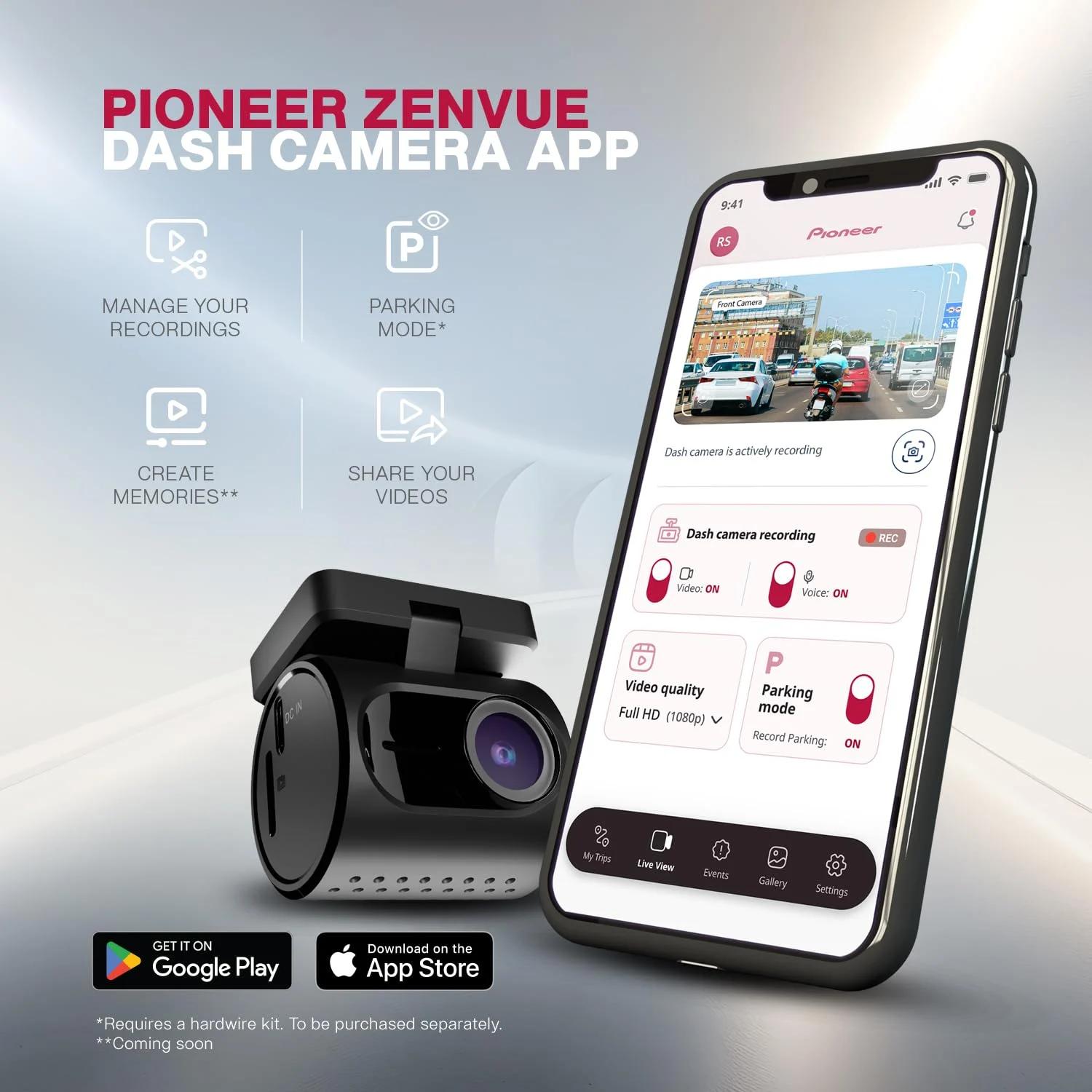 Pioneer VREC-H120SC Dash Camera 1.5K, photo 3