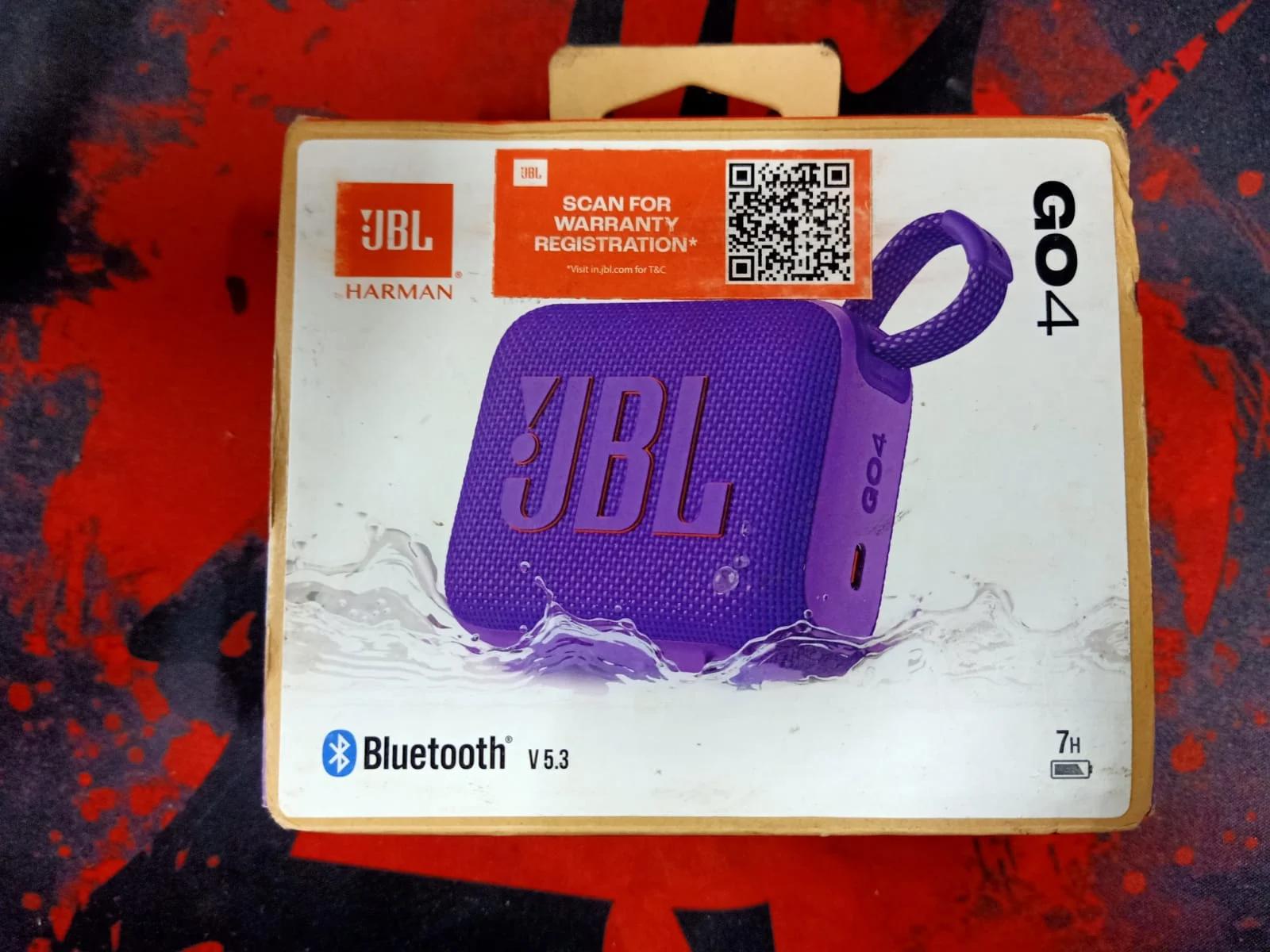 JBL Go 4 Purple Bluetooth speaker, photo 3