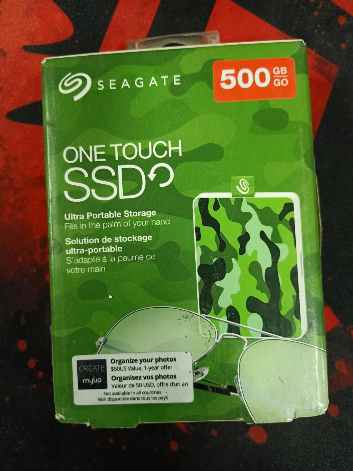 Seagate One Touch SSD 500GB Camo Green, photo 2