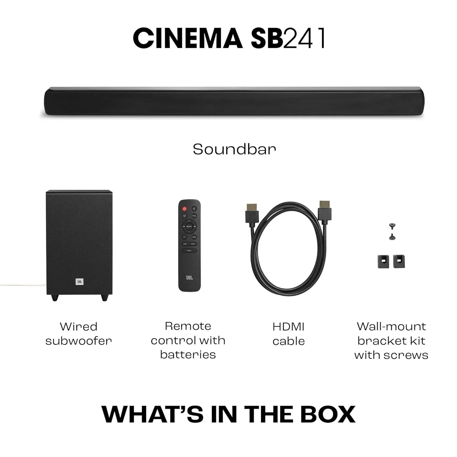 JBL Cinema SB241 2.1 Channel Soundbar, photo 4