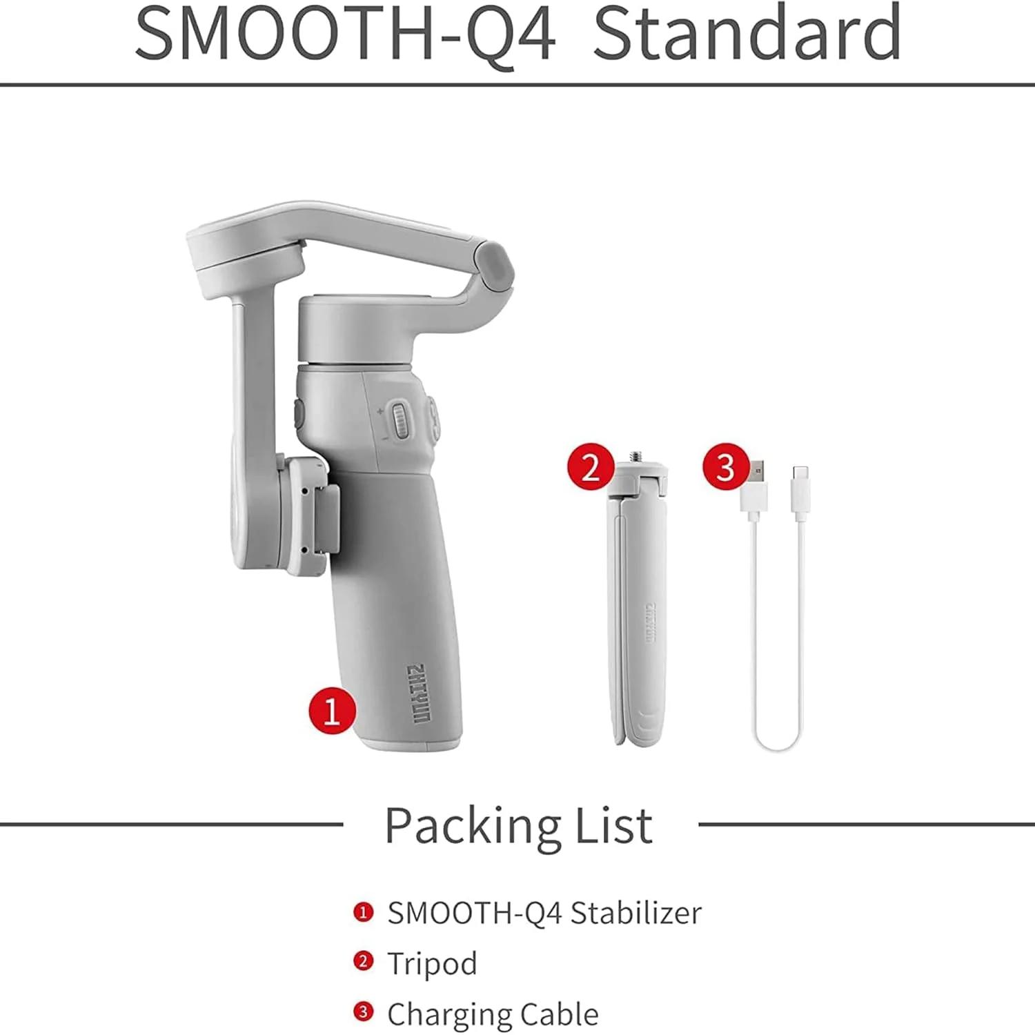 Zhiyun Smooth Q4 Combo Gimbal Stabilizer Grey, photo 3
