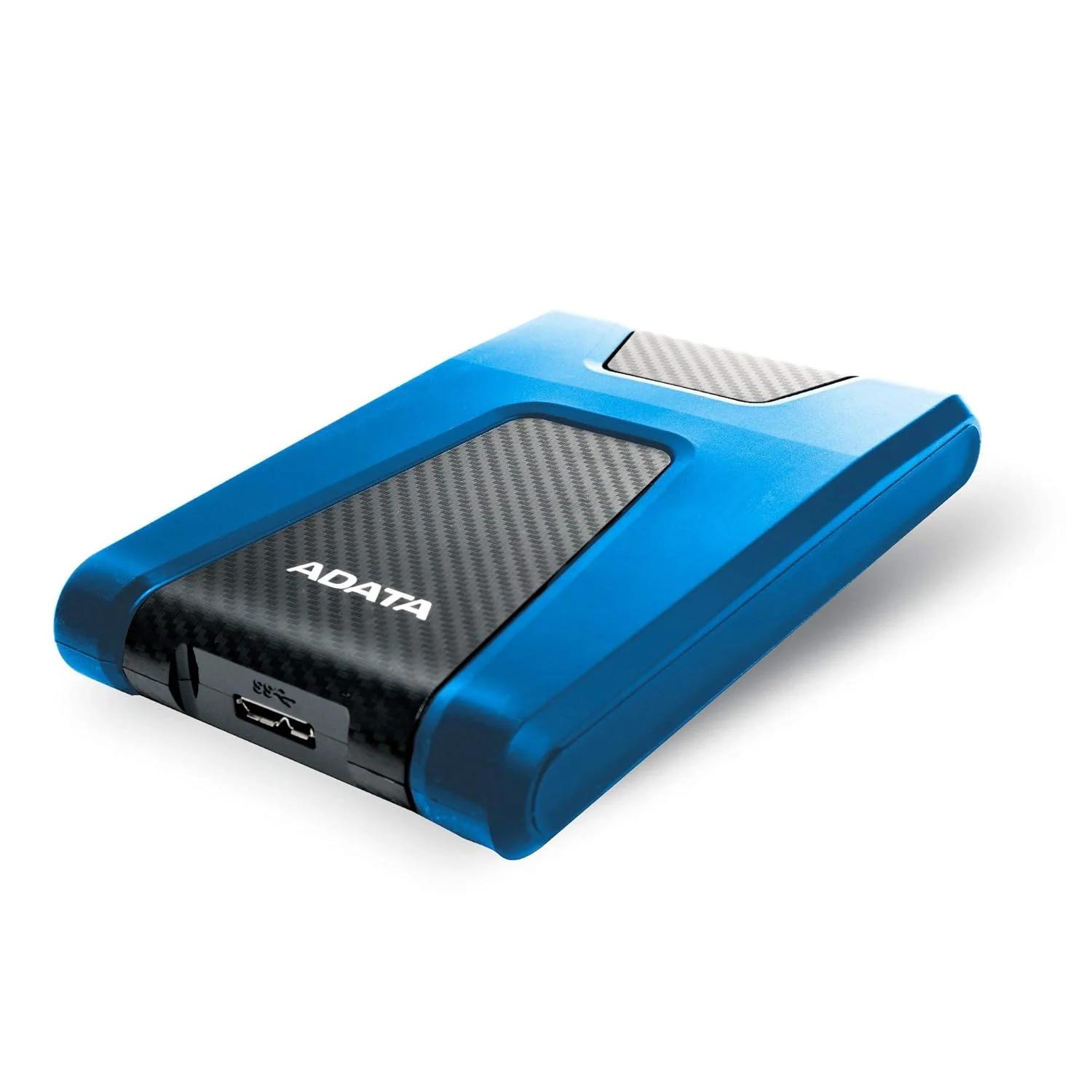 ADATA HD650 1TB USB 3.0 Portable External Hard Drive - Blue, photo 3