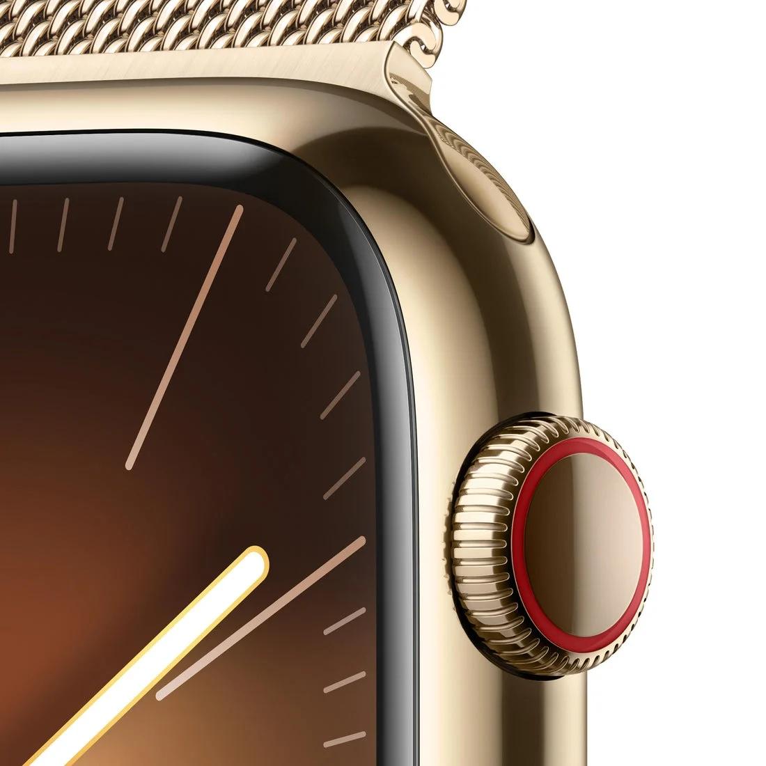 Apple Watch Series 9 GPS + Cellular 41mm Gold Stainless Steel Case, photo 4