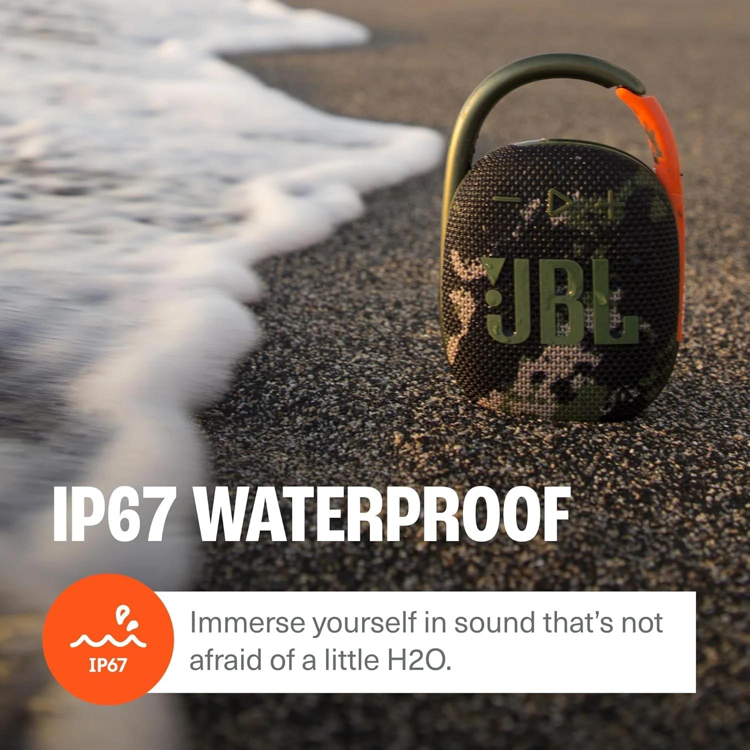 JBL Clip 4 Portable Mini Bluetooth Speaker Squad, photo 3