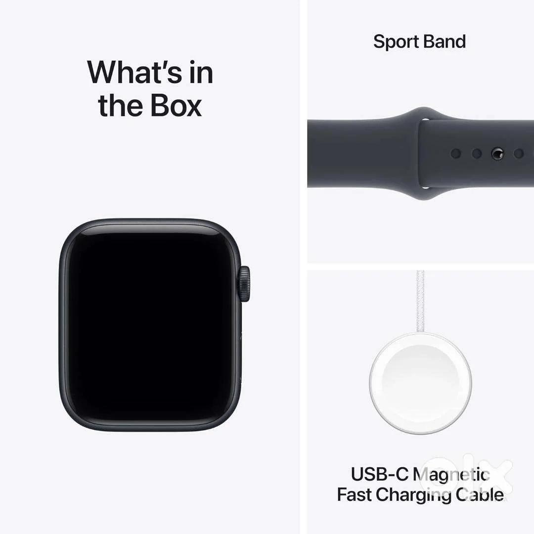 Apple Watch SE 3 GPS 40mm Midnight Aluminium Case, photo 3