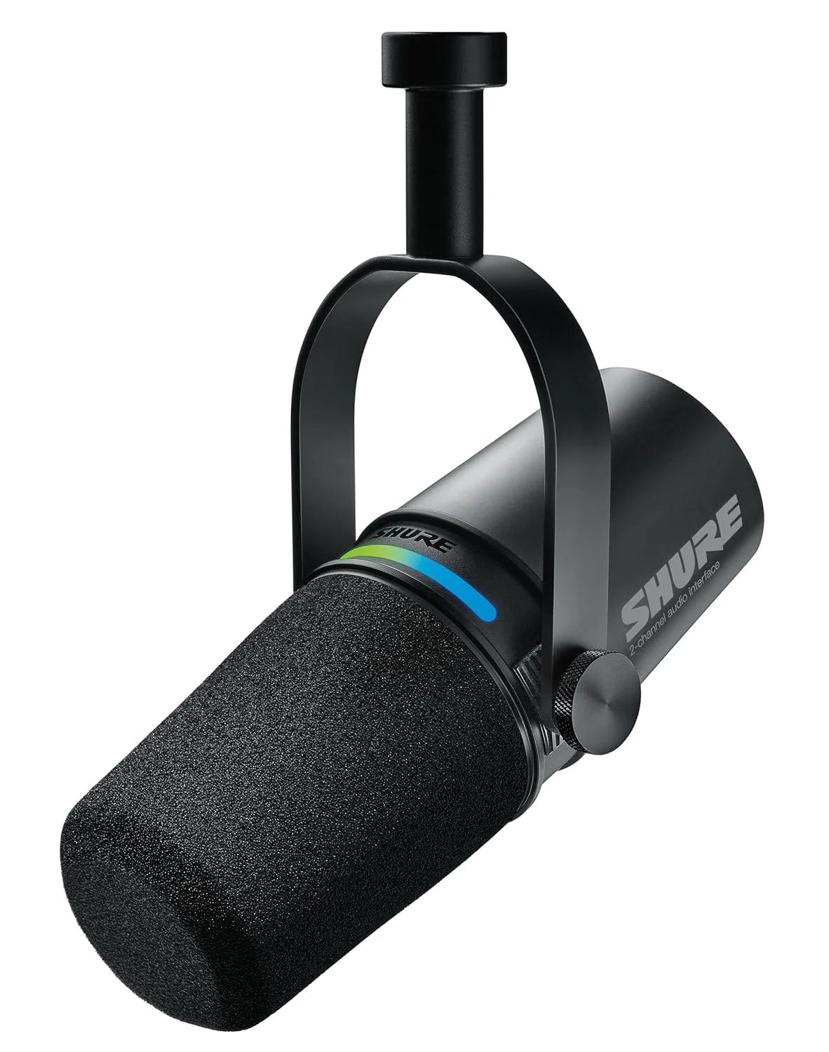 Shure MV7 USB Podcast Microphone - Black