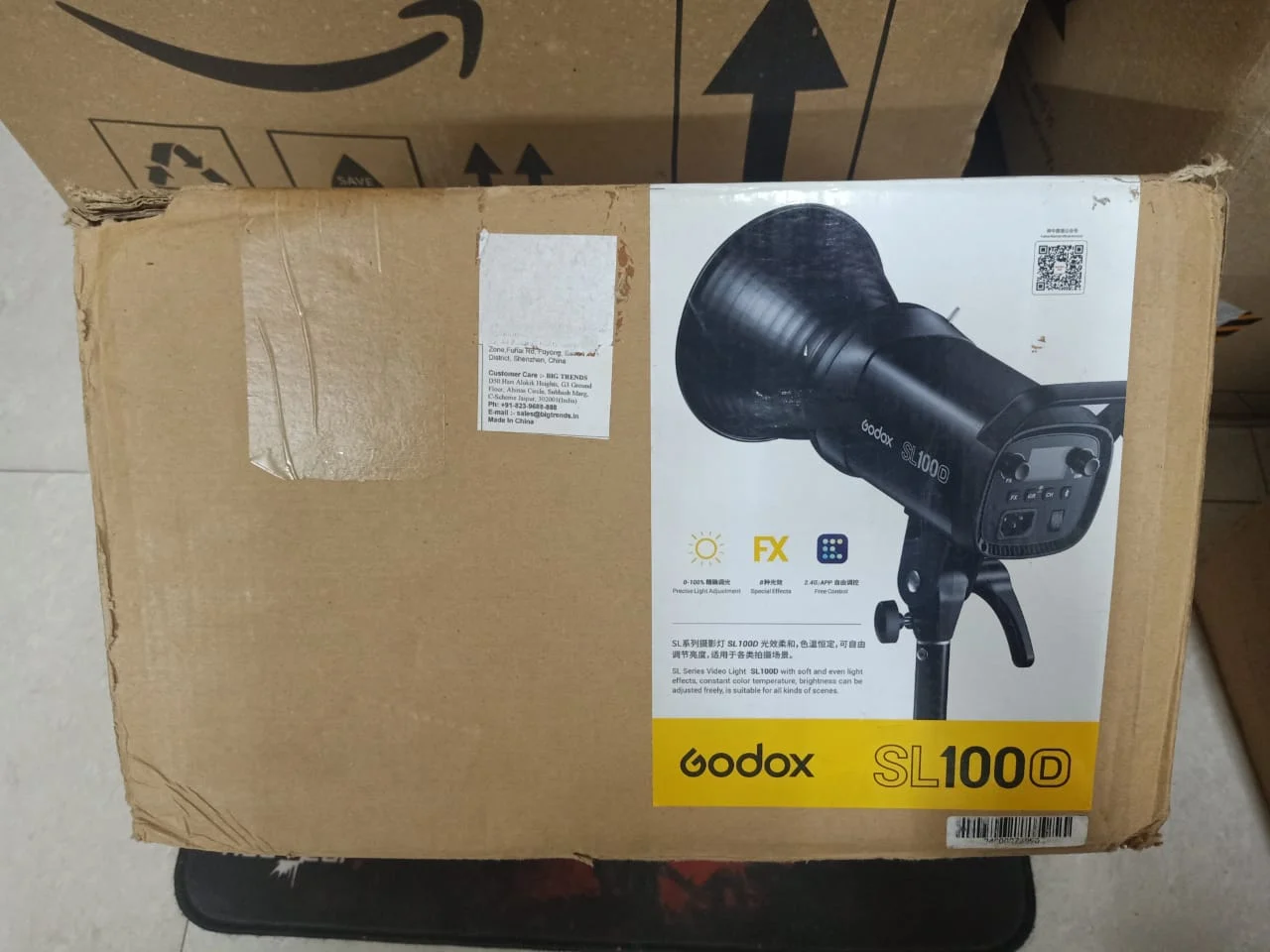Godox SL100D LED Video Light in use