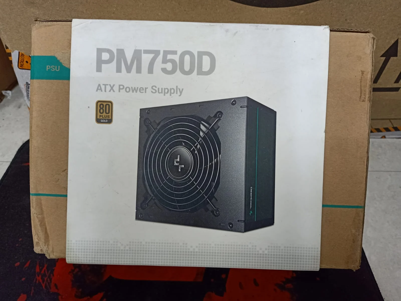 Deepcool PM750D 750 Watts Gaming PSU in use