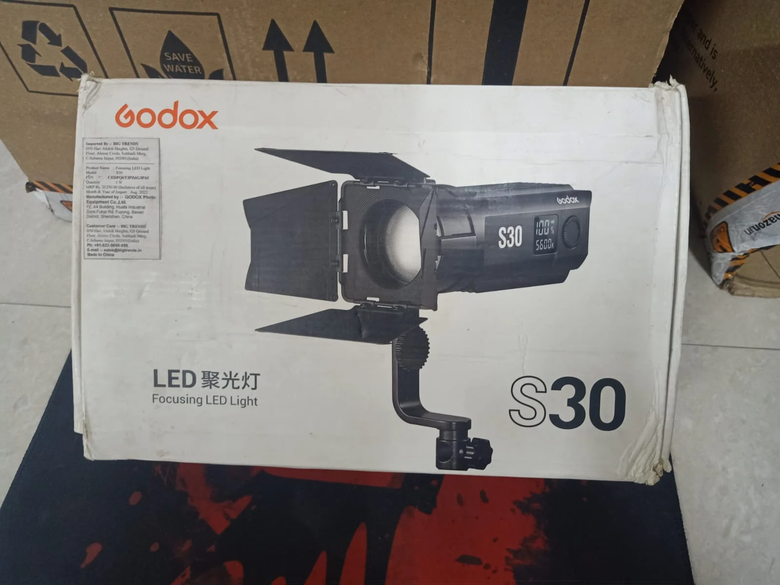 Godox S30 LED Focusing LED Light in use