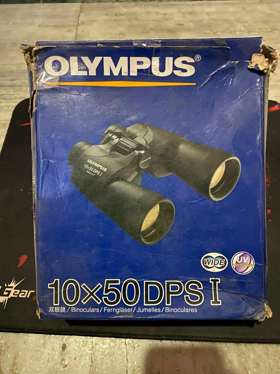 Olympus 10x50 DPS I Binocular in use