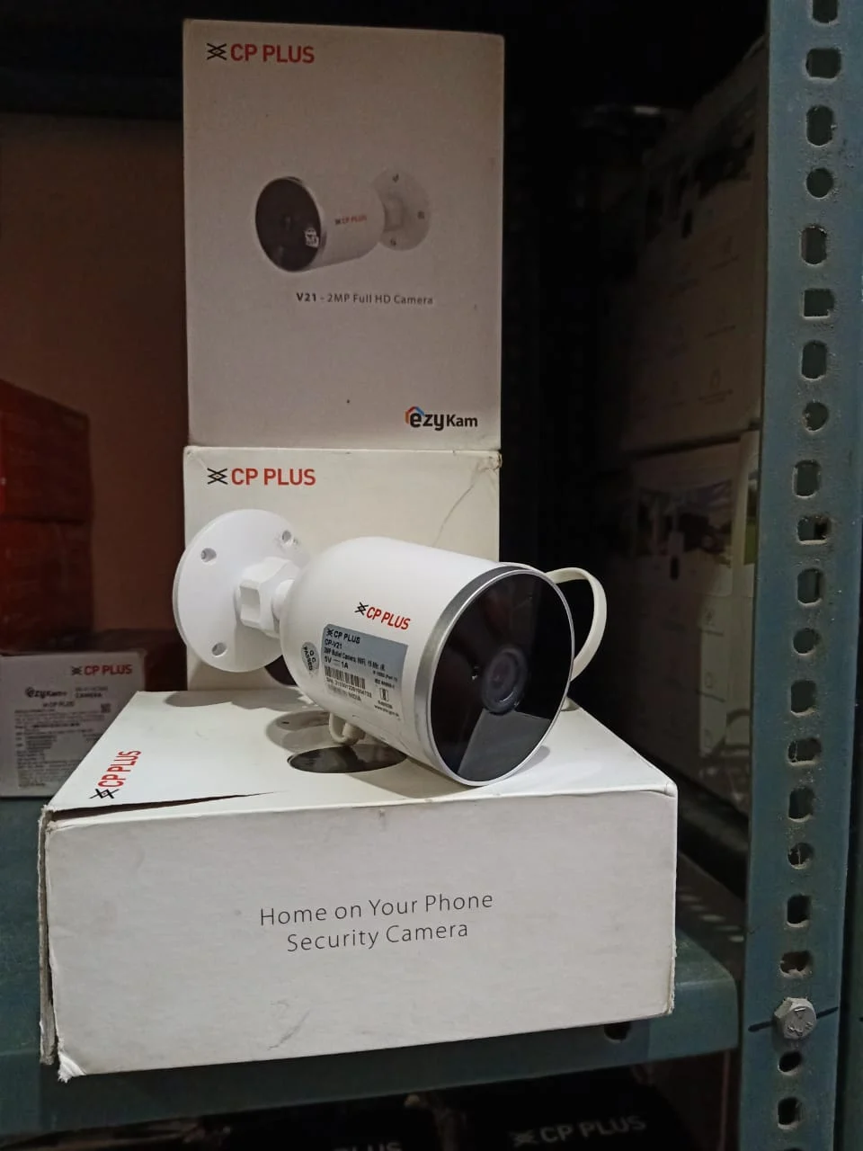 CP PLUS CP-V21 2 MP Full HD Outdoor Bullet Camera in use