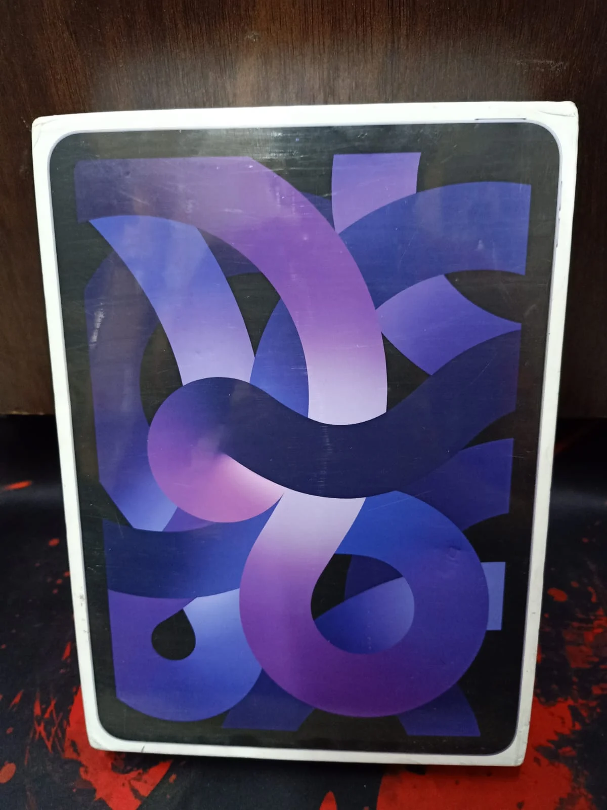 Apple iPad Air M1 Chip 10.9-inch 256GB Purple in use