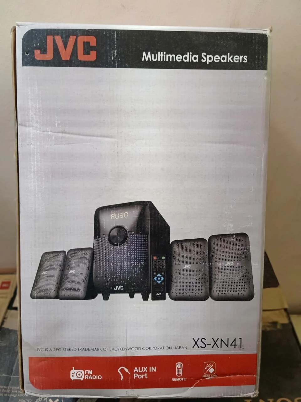 JVC XS-XN41 40W Bluetooth Home Audio Speaker Black in use