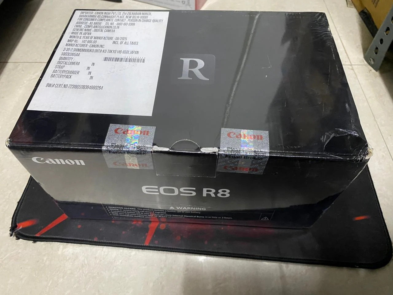 Canon EOS R8 Mirrorless Camera Body in use