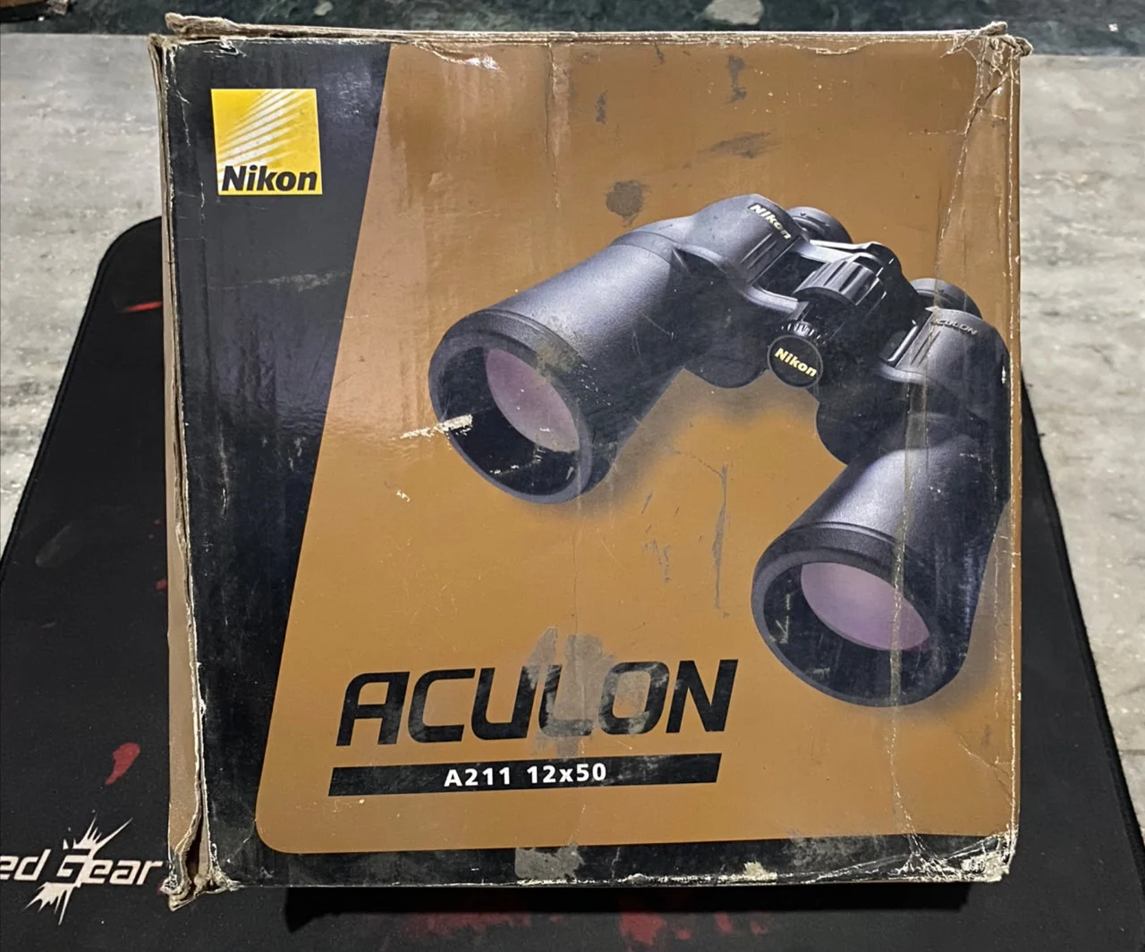 Nikon Aculon A211 12x50 Binocular in use