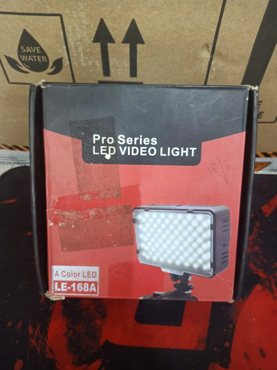 Powerpak LED-168A 168 LED Video Light in use