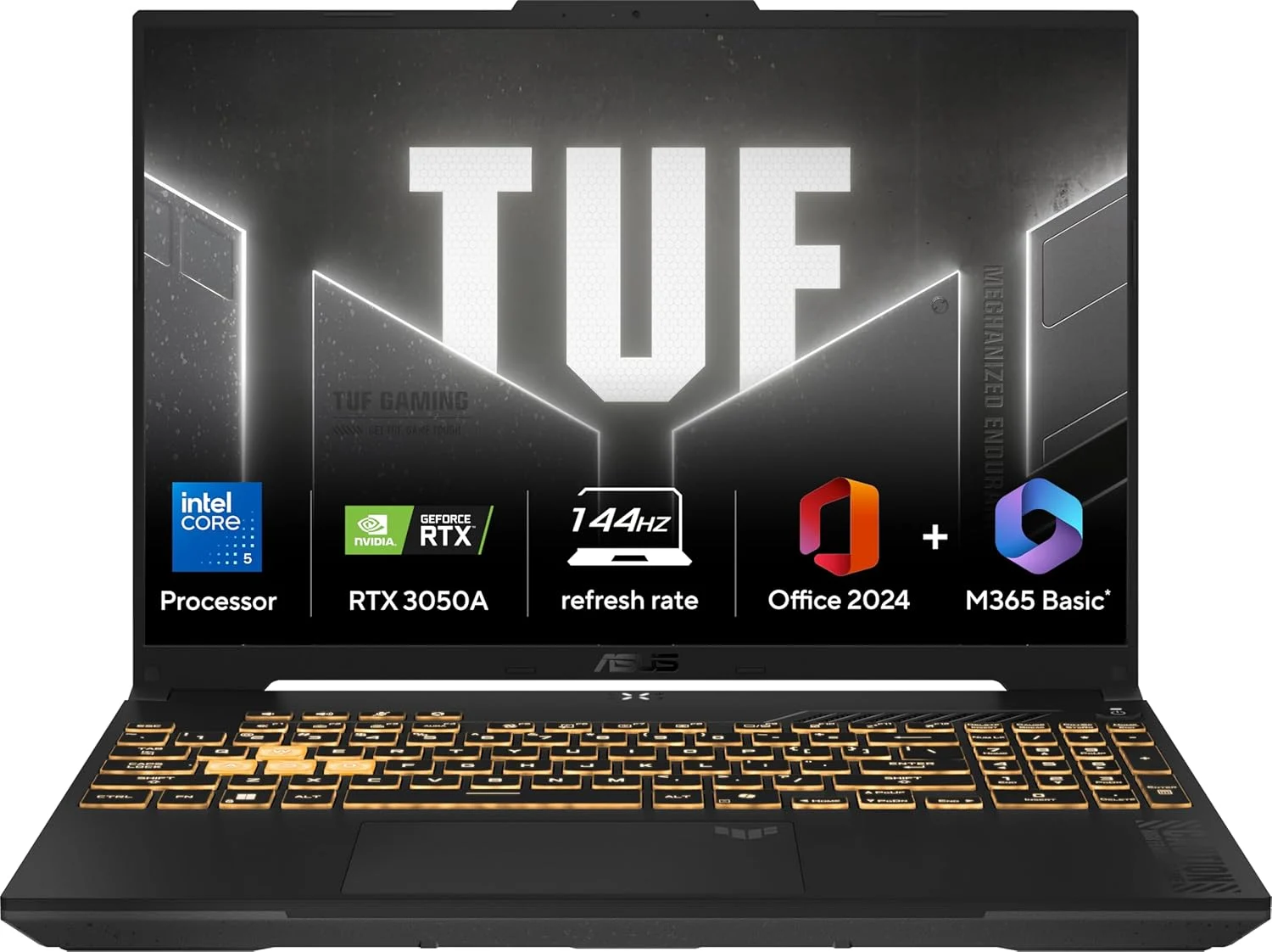 ASUS TUF Gaming F16 Intel Core 5 Processor 210H Gaming Laptop in use