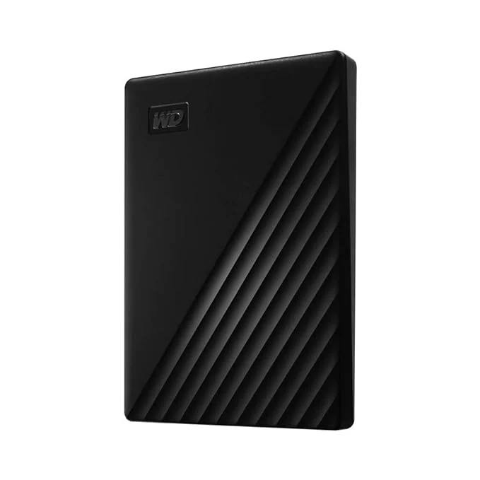 WD My Passport Portable Hard Drive 2TB Blue in use