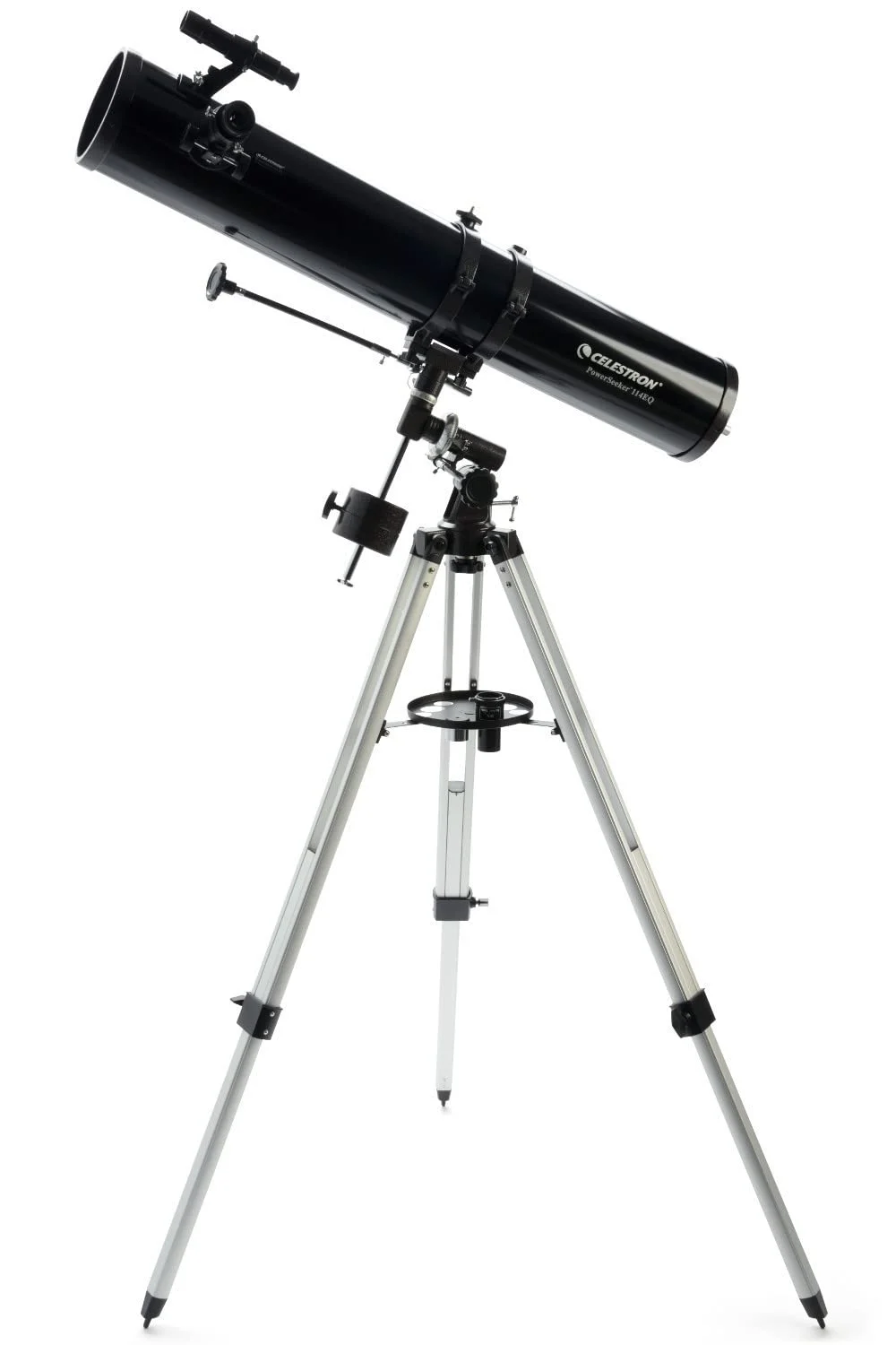 Celestron 21045 PowerSeeker EQ Telescope 114mm in use