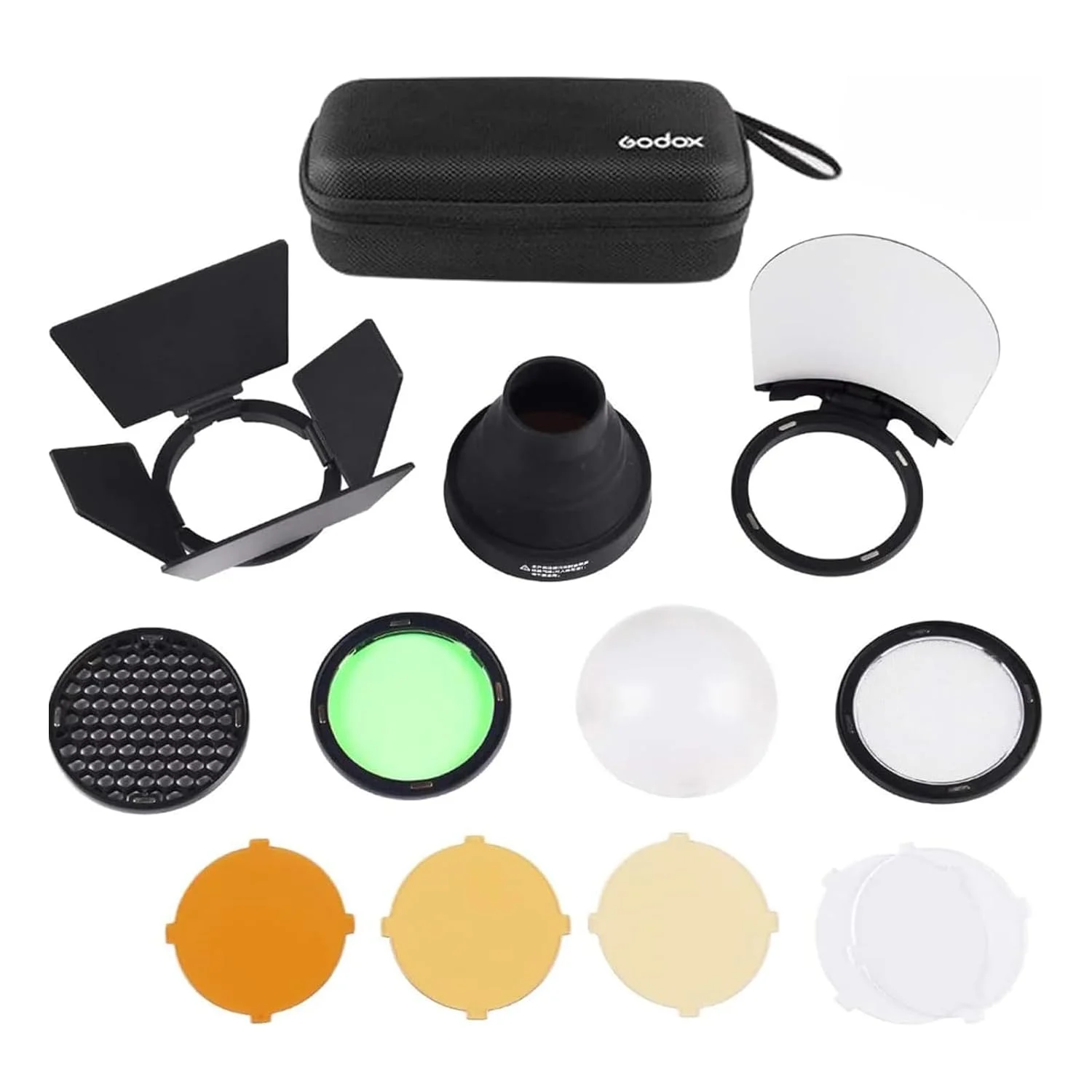 GODOX AK-R1 Accessory Kit for Round Flash Head in use