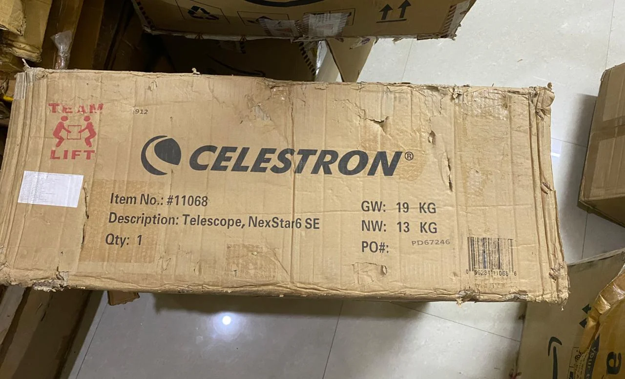 Celestron NexStar 6SE Computerized Telescope in use
