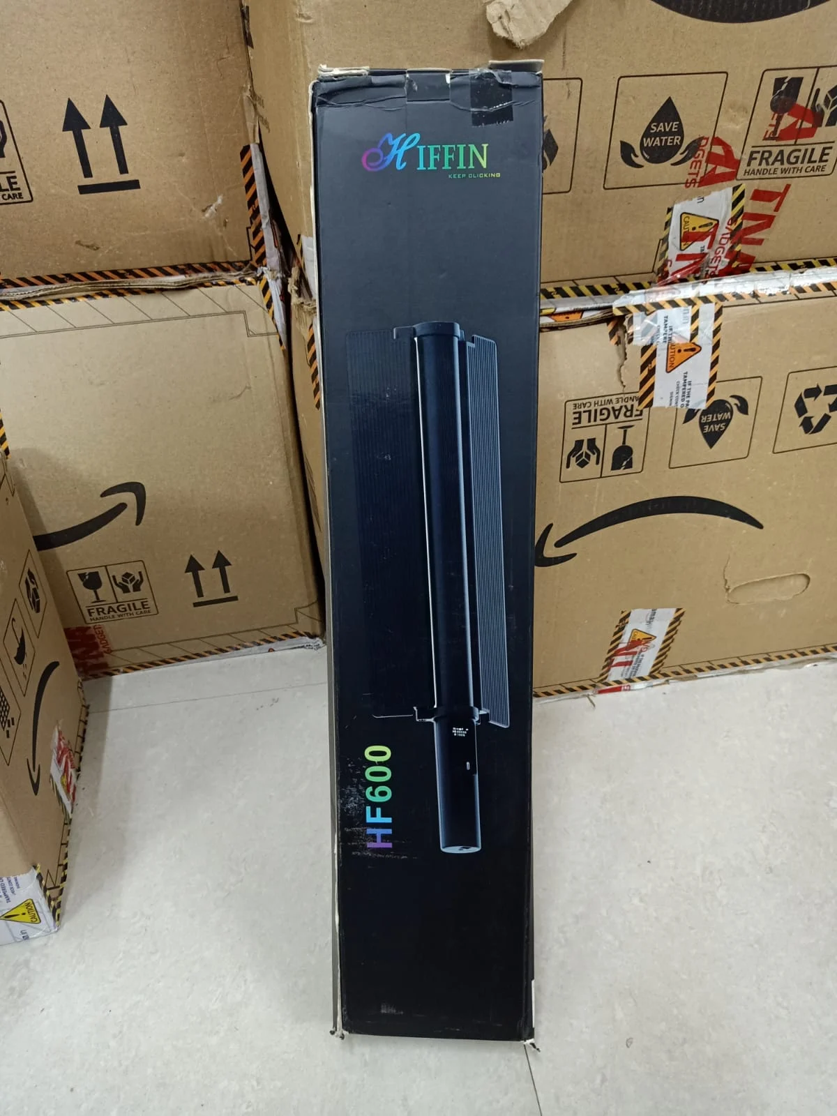 HIFFIN HF-600 RGB LED Light Stick in use
