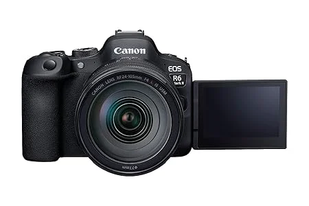Canon EOS R6 Mark II 24.2 MP Mirrorless Camera Kit in use