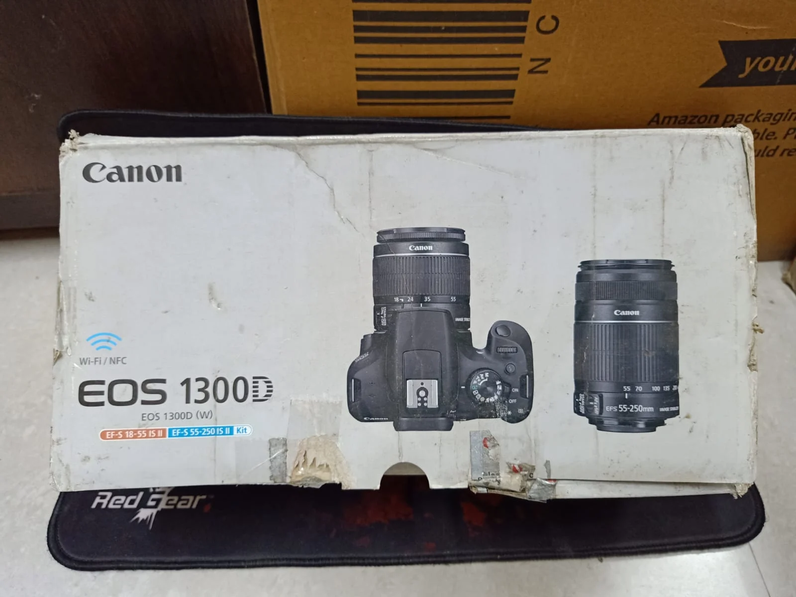Canon EOS 1300D 18MP Digital SLR Camera Kit in use