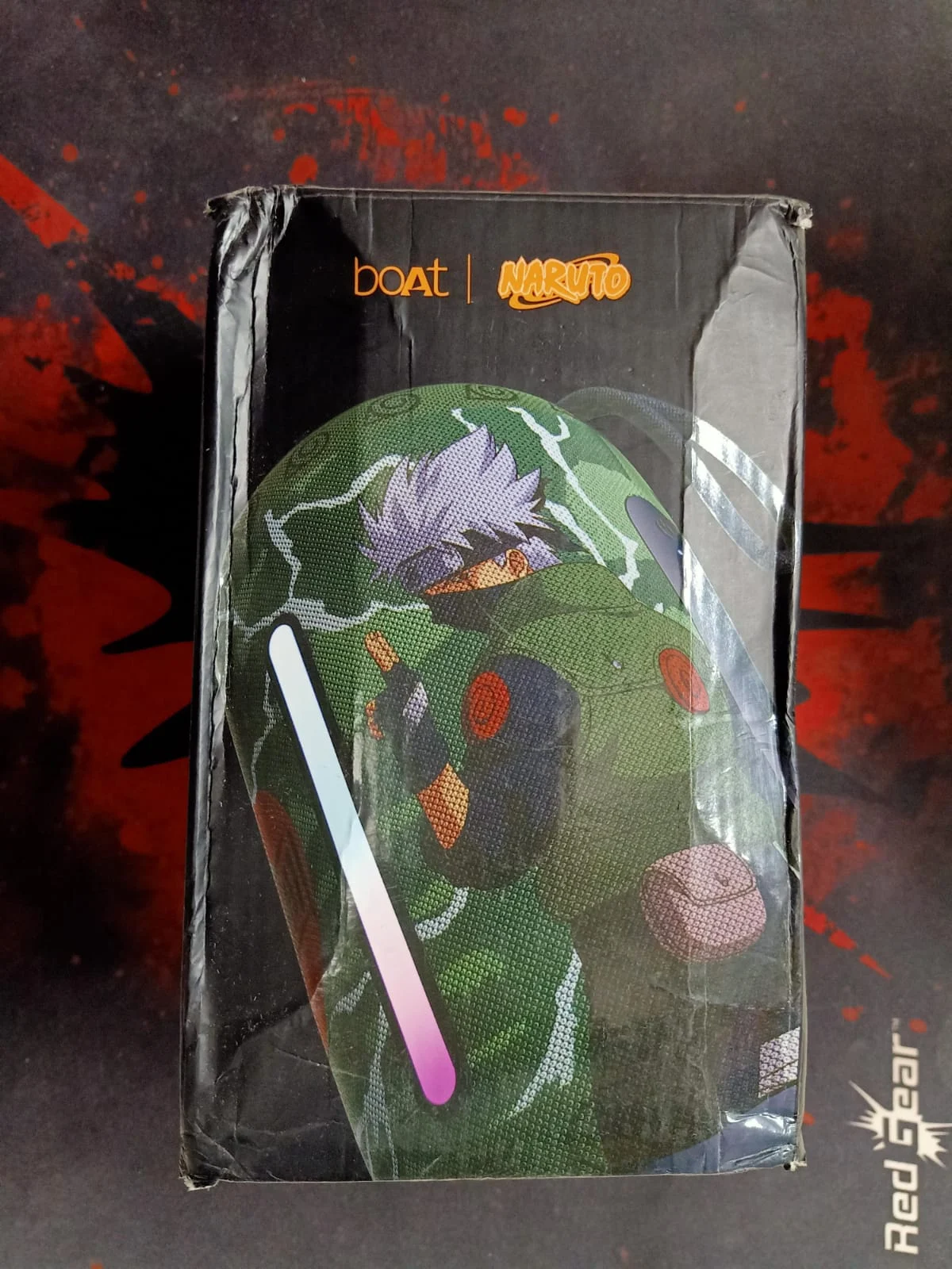 boAt Stone 350 Pro Bluetooth Speaker Kakashi Edition in use