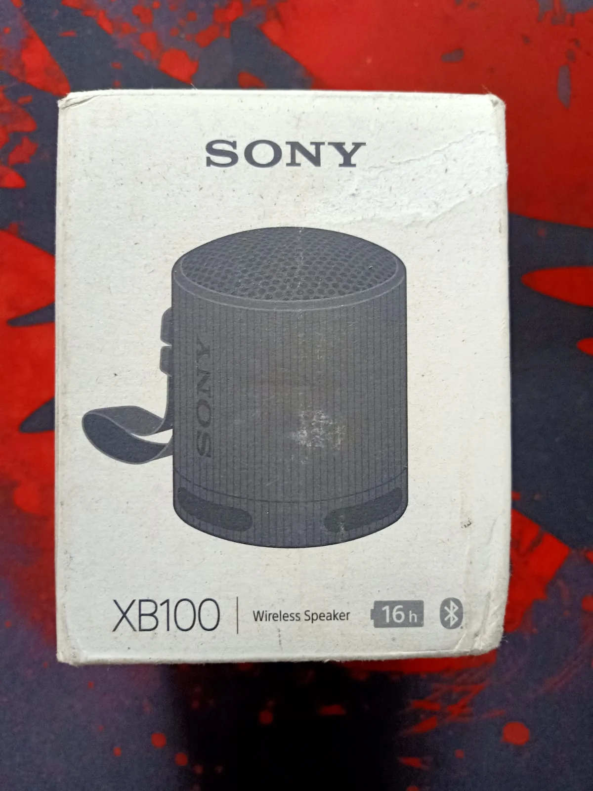 Sony SRS-XB100 Wireless Bluetooth Speaker Black in use