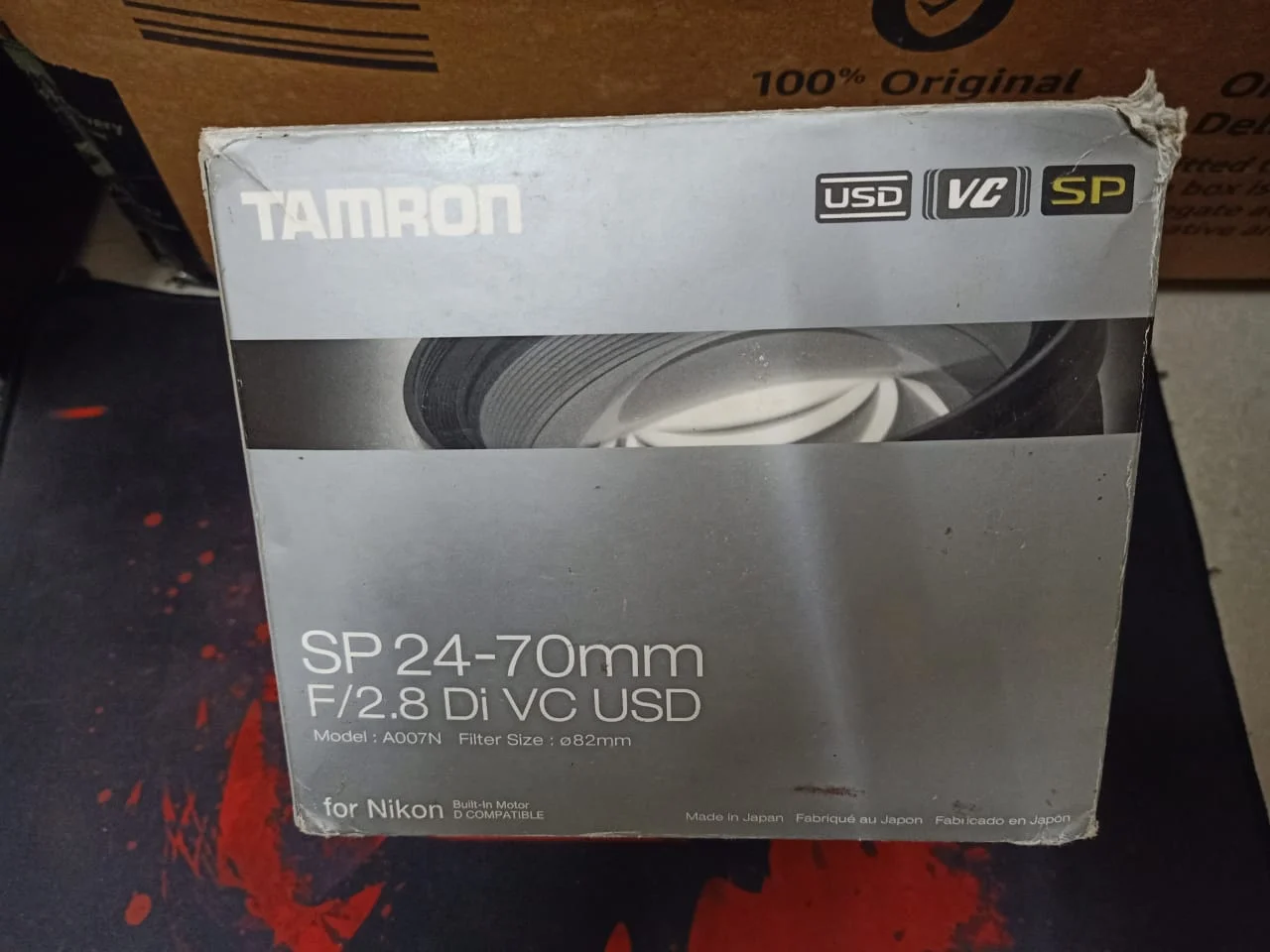 Tamron A007N SP 24-70mm F/2.8 Di VC USD Lens for Nikon in use