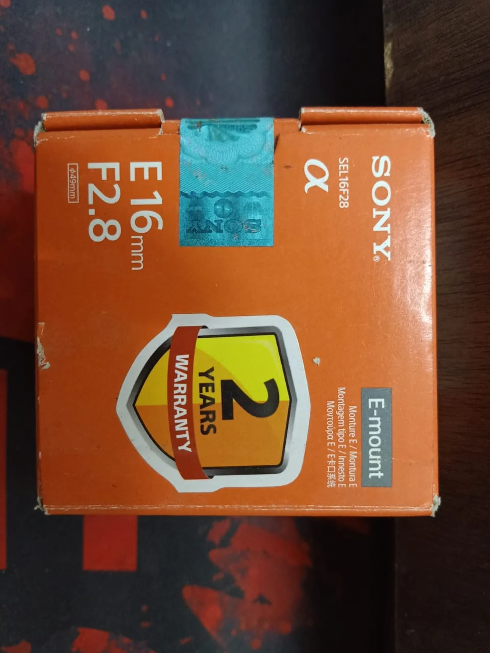 Sony E 16mm F2.8 APS-C Lens SEL16F28 in use