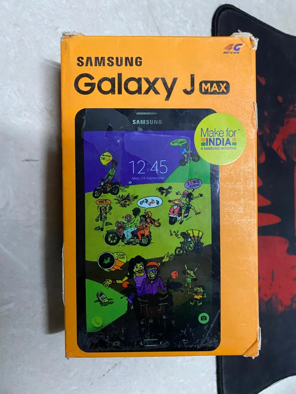 Samsung Galaxy J Max Tablet 7 inch 8GB in use
