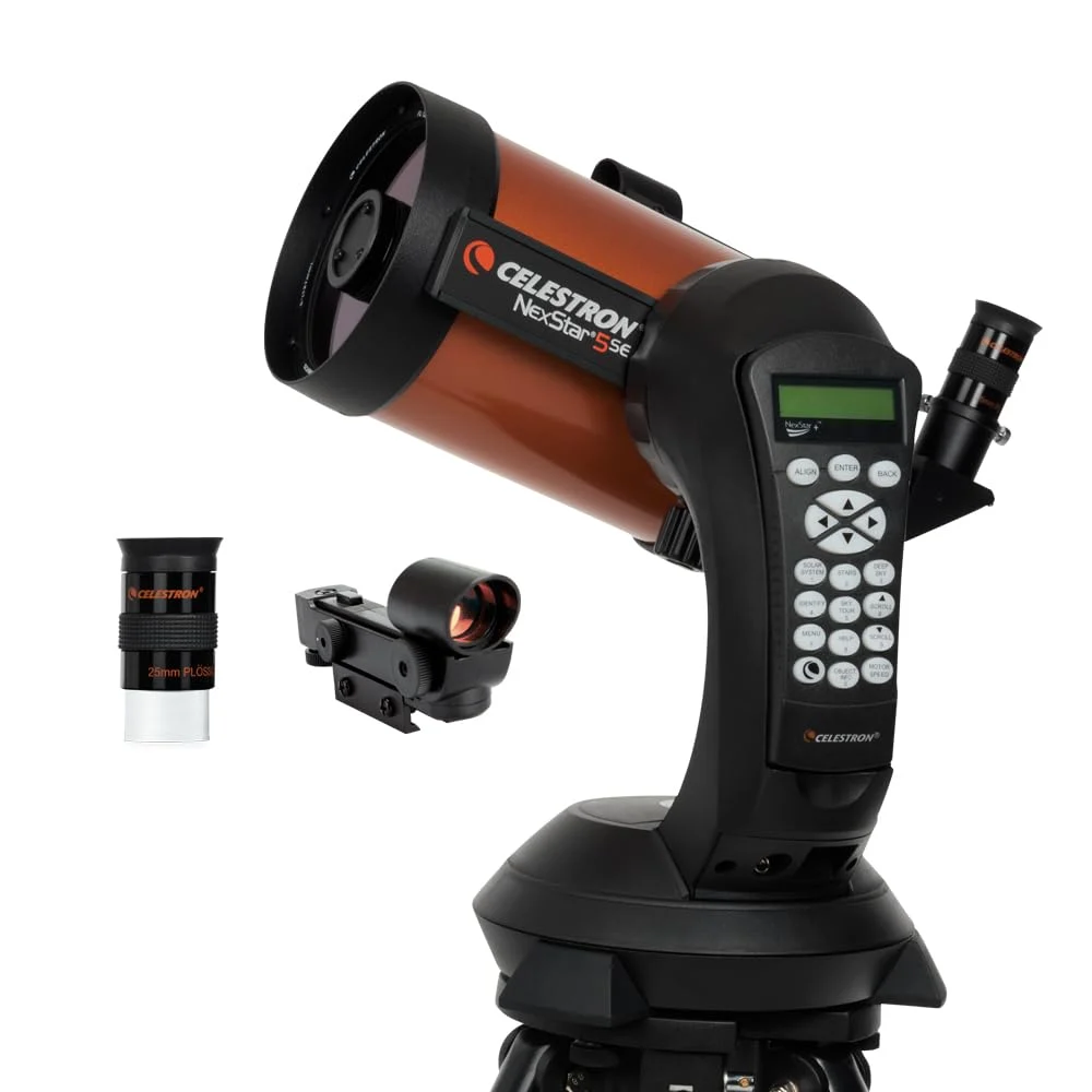 Celestron NexStar 5SE Computerized Telescope in use