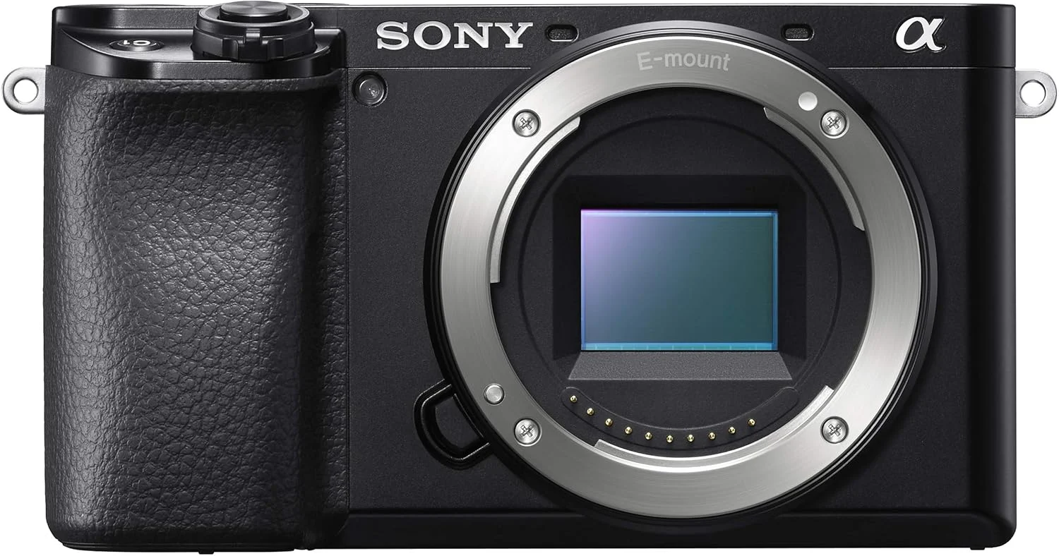 Sony Alpha ILCE 6100 Mirrorless Camera Body Only - Black in use