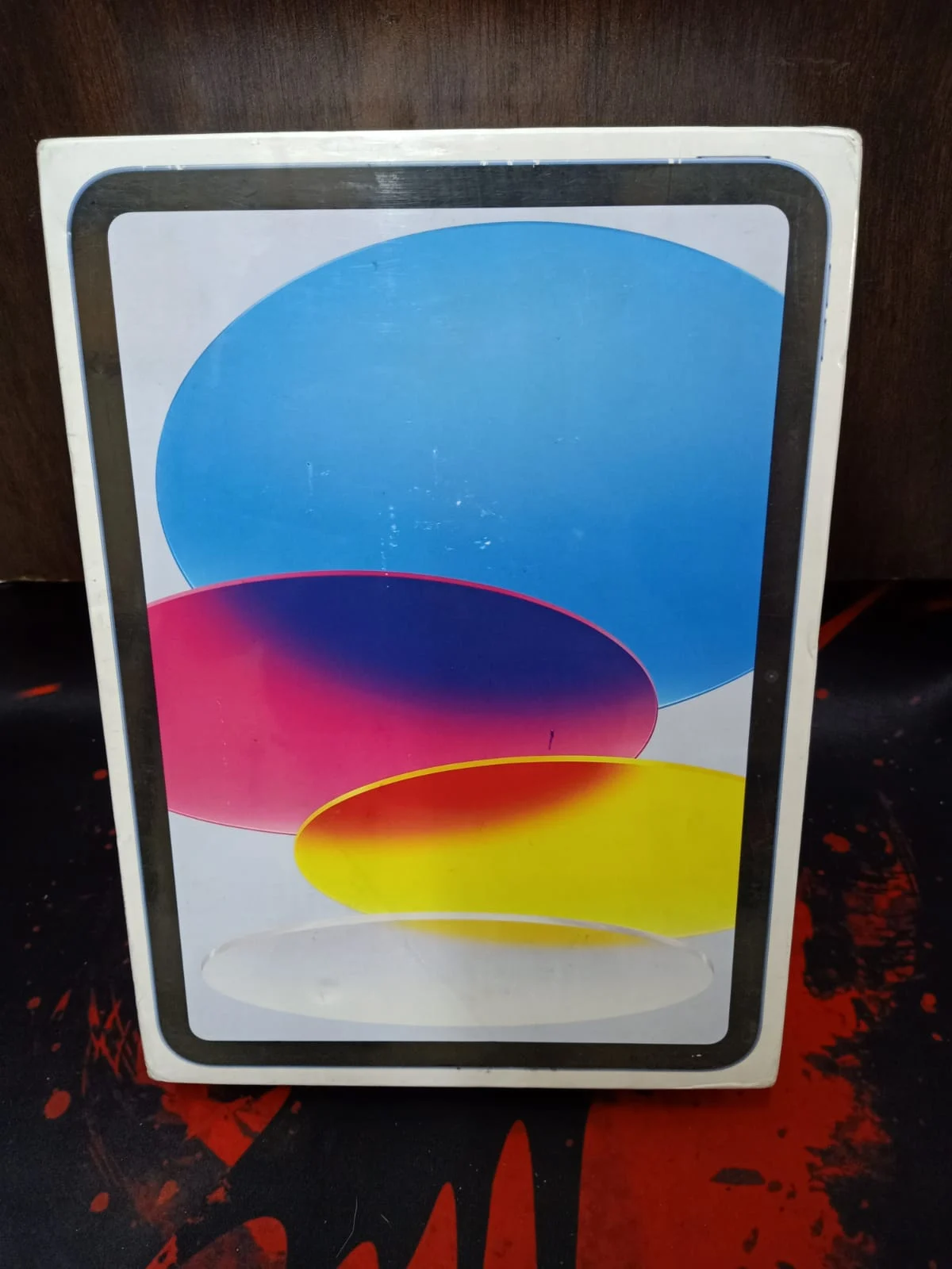 Apple iPad (10th generation) 256 GB Blue in use