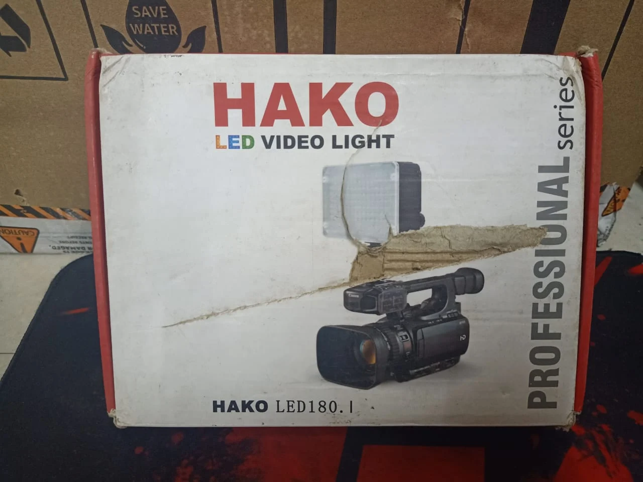Hako LED 180 Multicolor LED for Video and DSLR Cameras in use