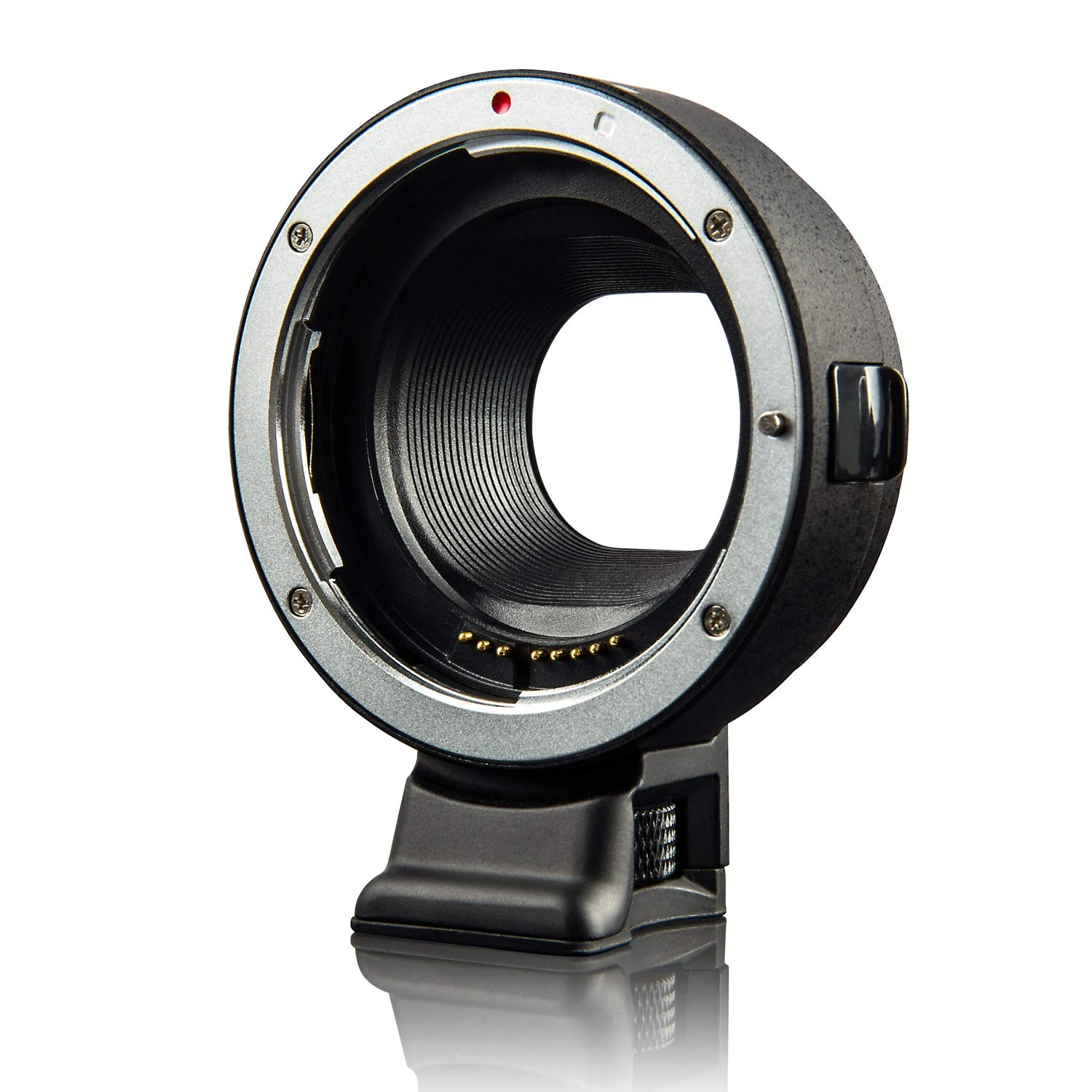Viltrox EF-EOS M Electronic AF Auto Focus Lens Mount Adapter in use