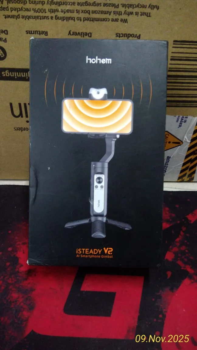 Hohem iSteady V2 3-Axis Smartphone Gimbal in use
