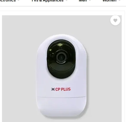 CP PLUS CP-E34A 3 MP Full HD Wi-Fi PT Security Video Camera in use