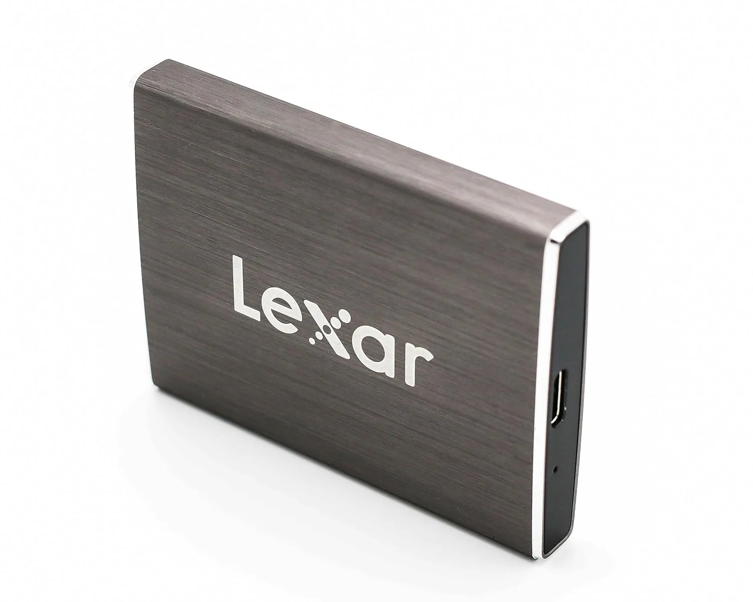 Lexar 512 GB Portable Solid State Drive (SL100) in use