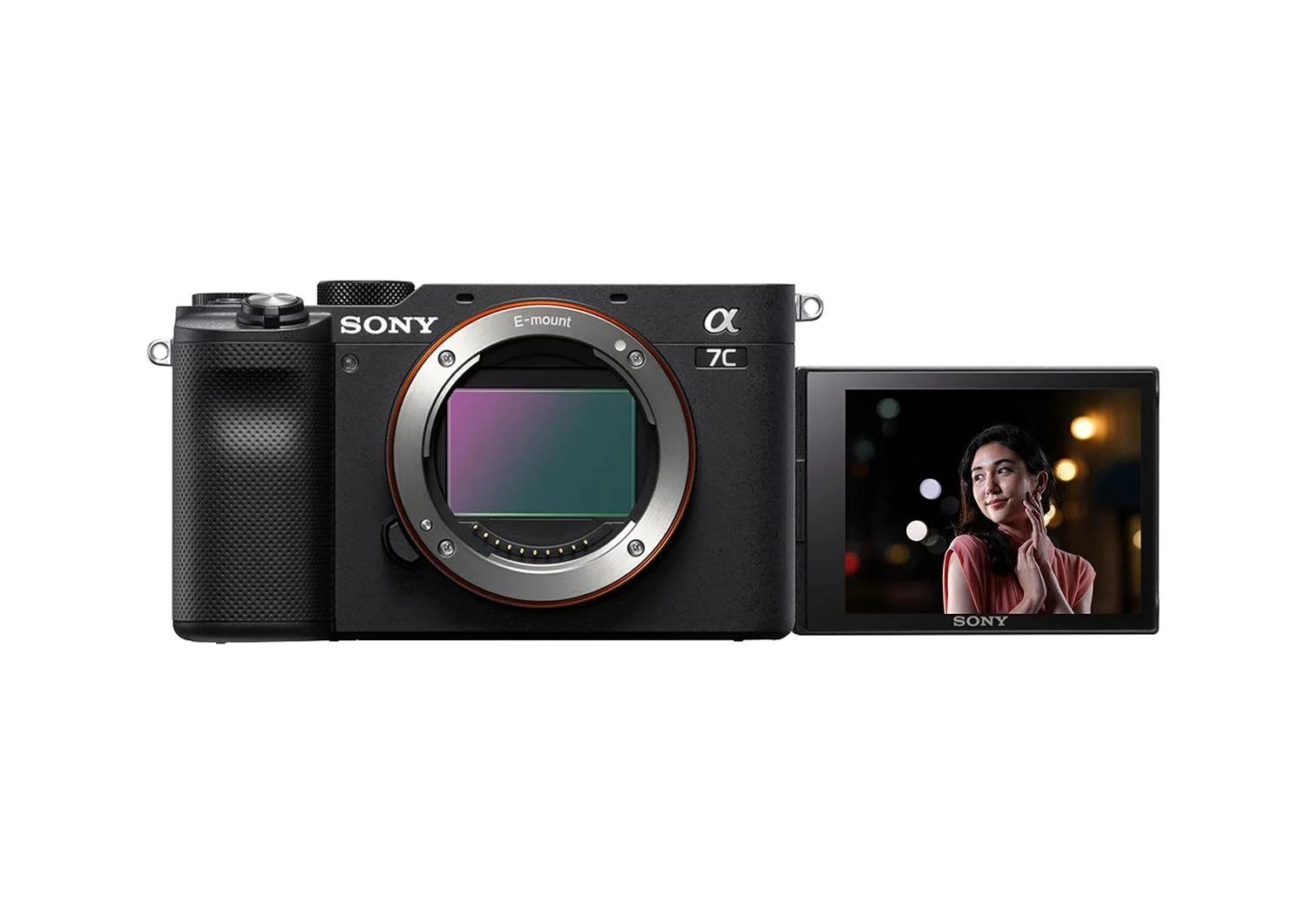 Sony Alpha ILCE-7C Full Frame Mirrorless Camera in use