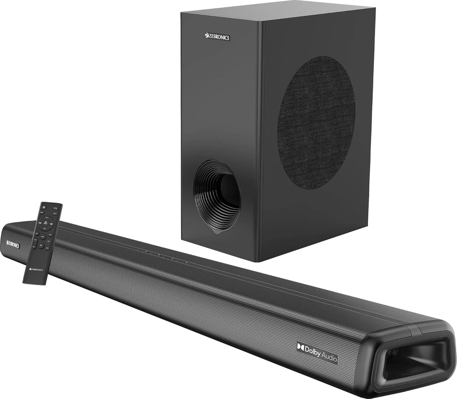 Zebronics Zeb Jukebar 9200 DWS Dolby Digital Plus Soundbar in use