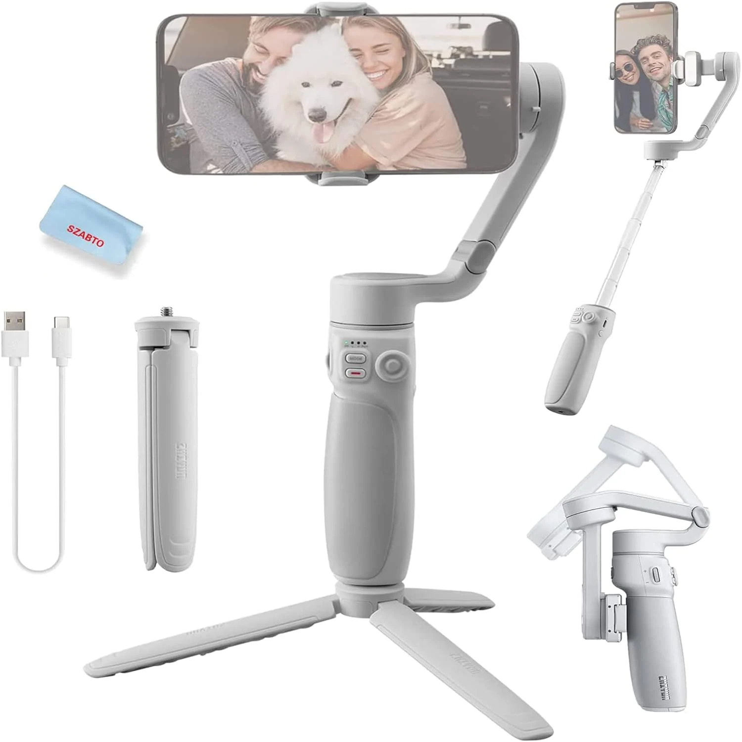 Zhiyun Smooth Q4 Combo Gimbal Stabilizer Grey in use