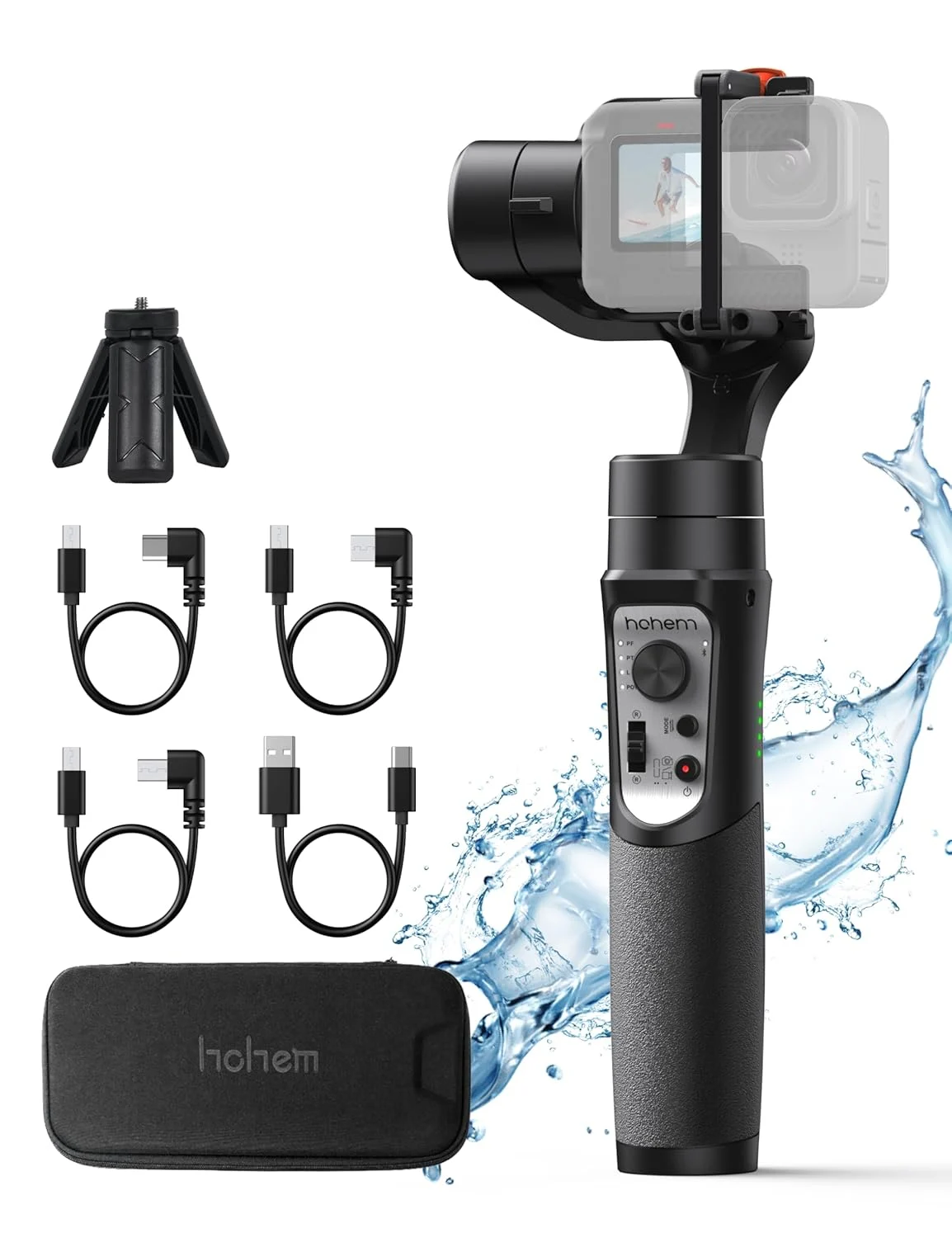 Hohem iSteady Pro 4 3-Axis Gimbal Stabilizer in use