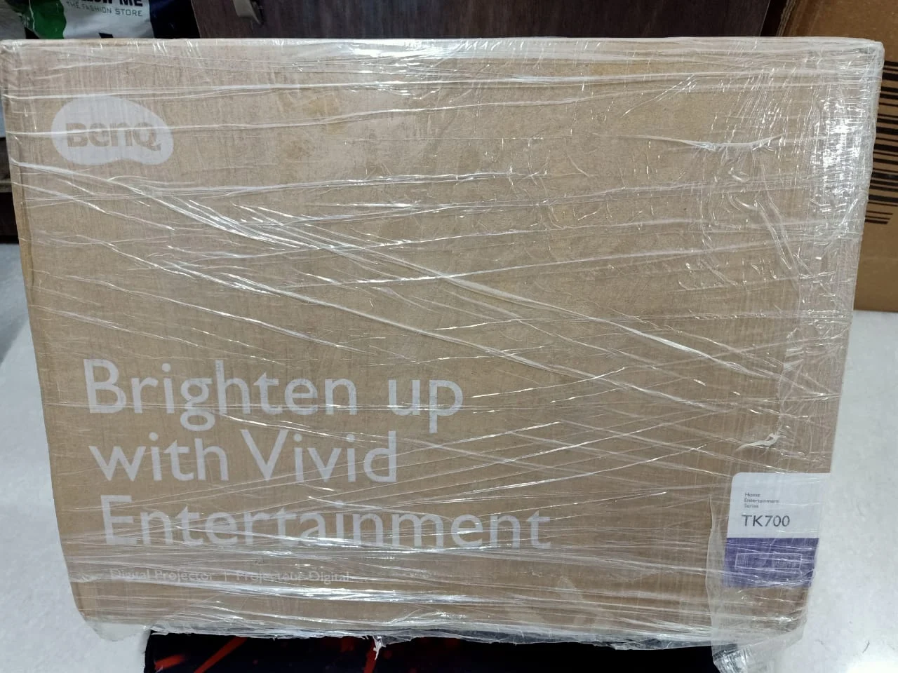 BenQ TK700 4K UHD HDR Home Cinema Projector in use