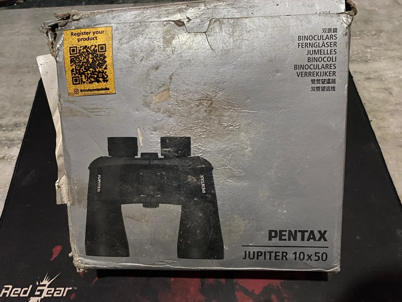 Pentax Juipter 10x50 Porro Prism Binocular - Black in use