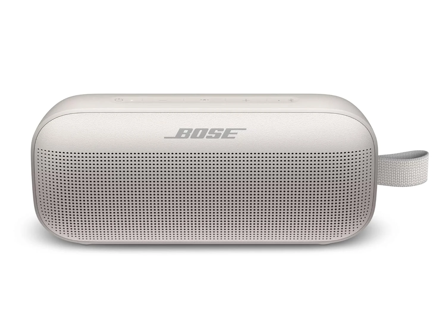 Bose New SoundLink Flex Portable Bluetooth Speaker (White) in use