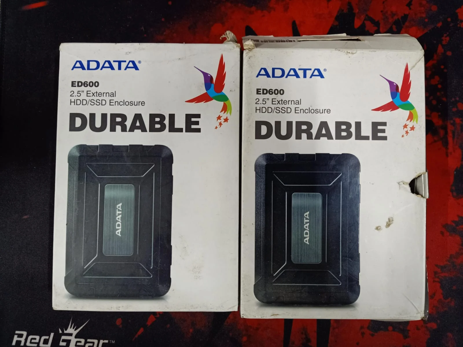 ADATA ED600 2.5 USB 3.2 Gen1 External Enclosure Cover Case in use