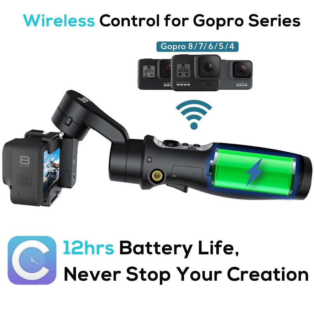 Hohem iSteady PRO 3 3-Axis Handheld Gimbal Stabilizer in use